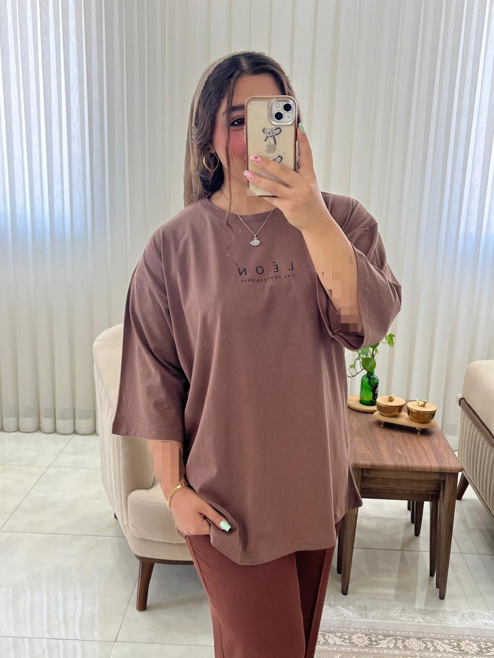 تیشرت باکسی زنانه و دخترانه اسپرت کد 439