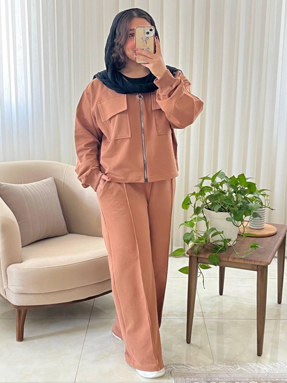 ست زنانه و دخترانه اسپرت بیرونی کلاسیک کد 517