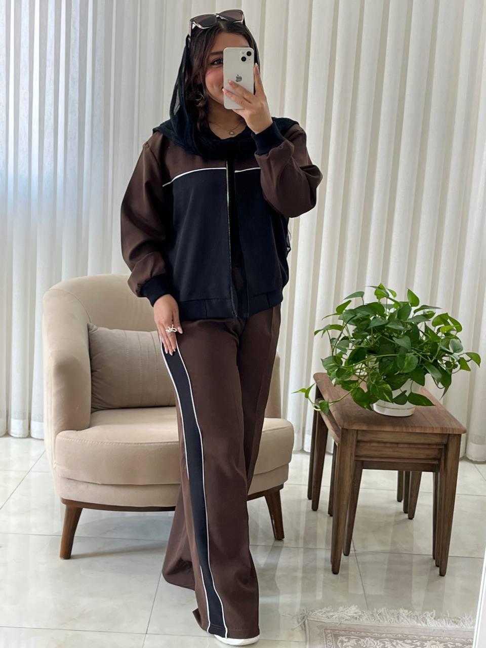 ست عیدانه  زنانه و دخترانه اسپرت بیرونی کد 598