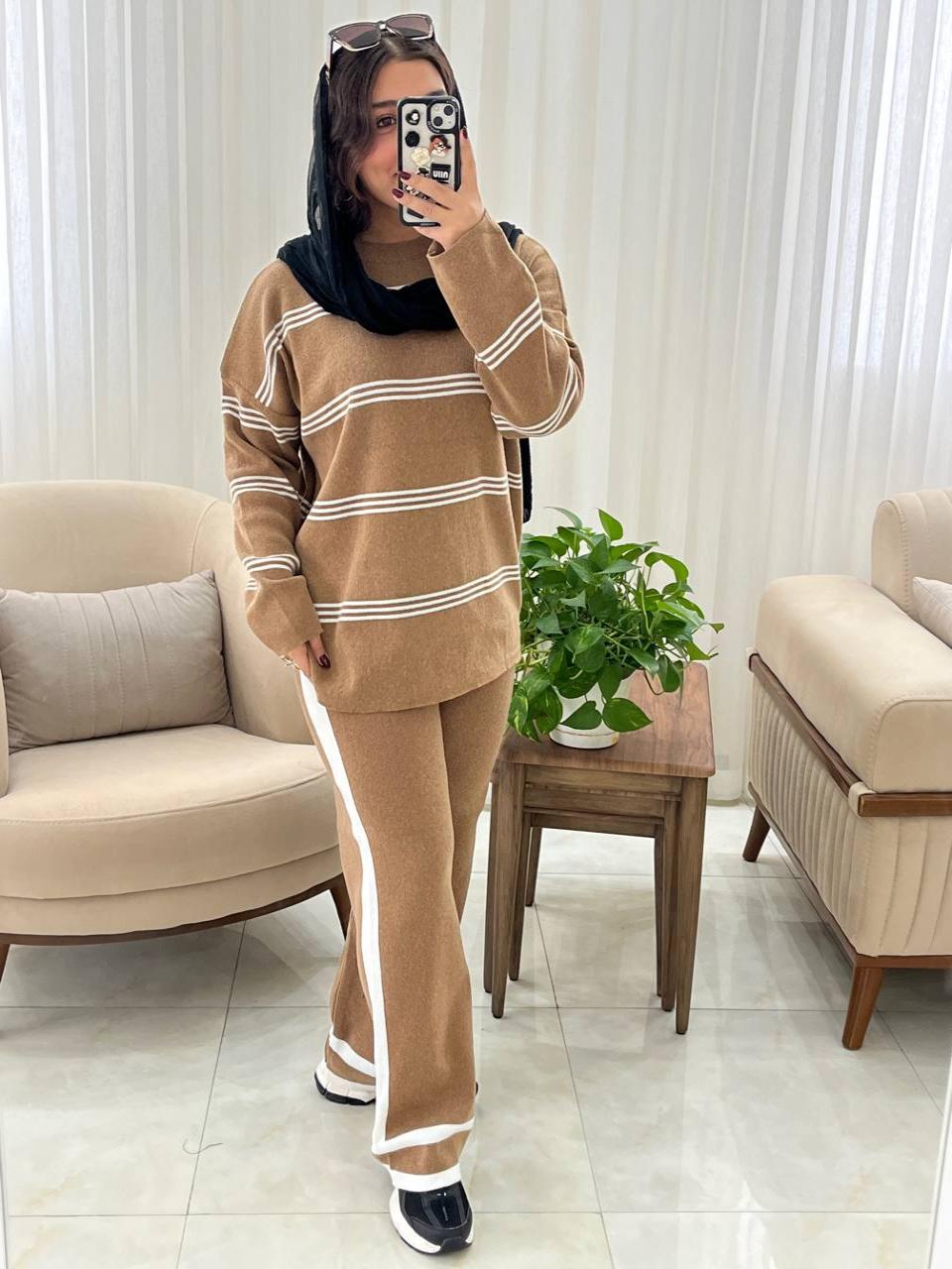 ست زنانه و دخترانه بافت اسپرت کد 606