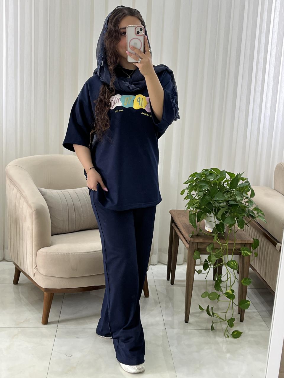 ست زنانه و دخترانه اسپرت تابستونه کد 615