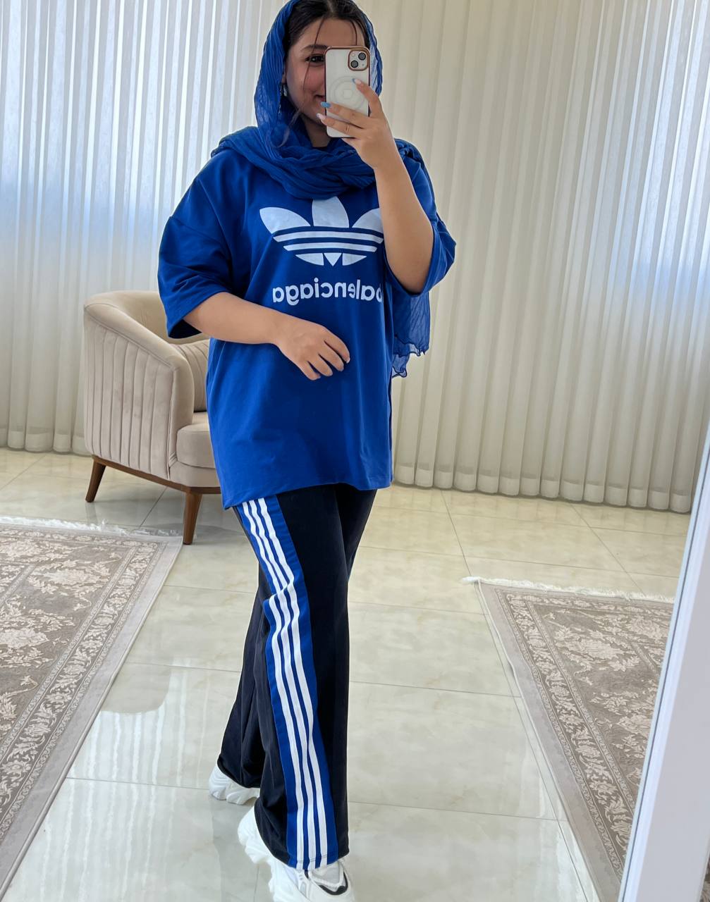 ست بالیسنگا شلوار خط دار
