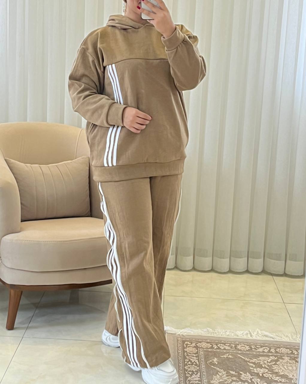 ست ادیداس ۳ خط رنگی