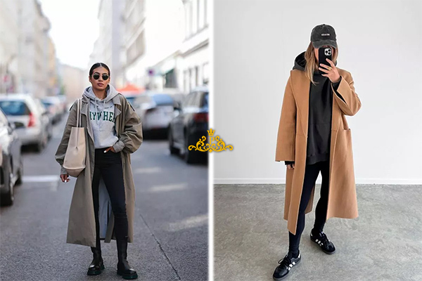 هودی با مانتو