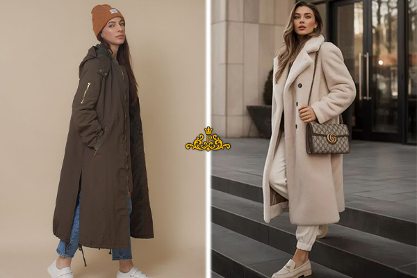 پالتوهای پشمی، کتهای فوتر و بارانیهای ضخیم با آستر کرکی