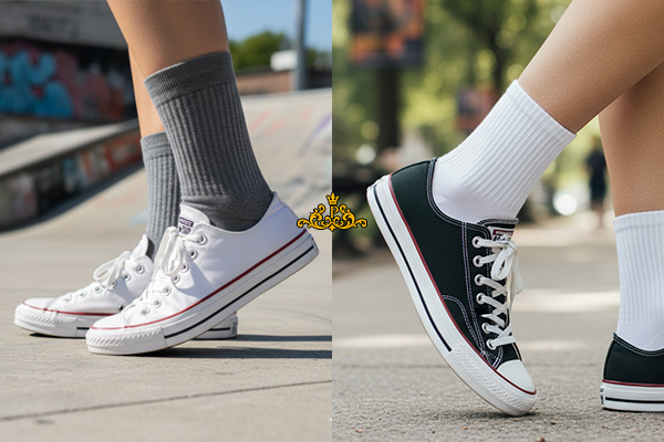 با کتونی کانورس (Converse) چه جورابی ست میشود؟