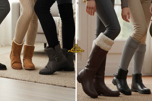 جوراب ساق بلند و نیم بوت