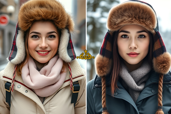 کلاه تراپر زمستانی خزدار