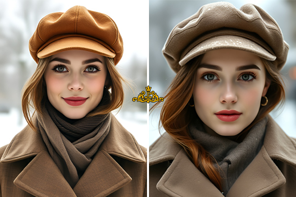 کلاه پیک‌دار یا Newsboy Cap