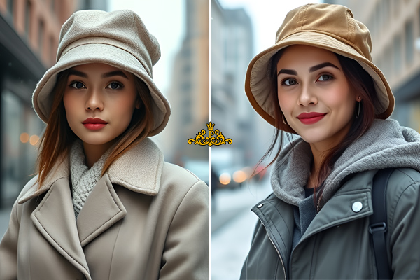 کلاه باکت کتان