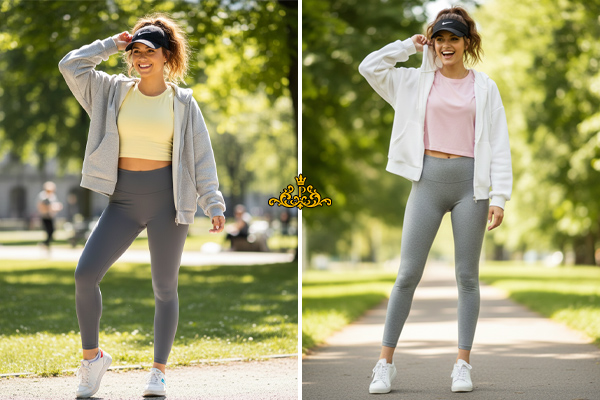 استفاده از هودی یا سویشرت روی کراپ تاپ برای استایل راحت و ورزشی