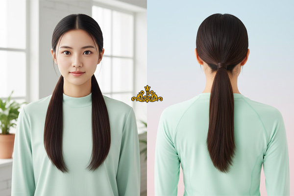 ورق کردن مو داخل یقه یا پشت کت